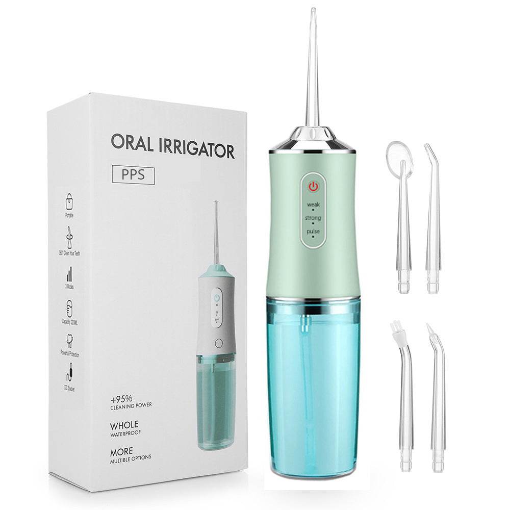 Cordless Dental Electric Flosser High Speed water Spray Oral Irrigator - www.Shopthatapp.com