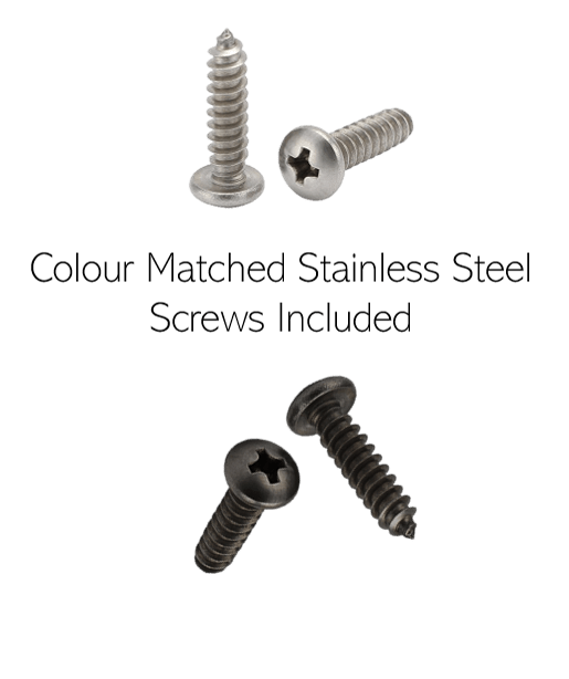 Aluminum Grip Stair Cover Treads - Signal Black, Includes Stainless Steel 1" Screws - 4" x 32" - www.Shopthatapp.com