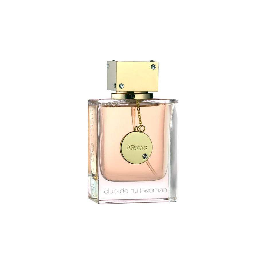 Oura Scents Club de Nuit for women fragrance in a stylish glass bottle with gold accents