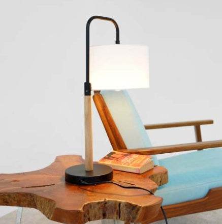 New Design Small Modern Stylish Desk Lamp In Stock In The United States,Easy To Install For Bedside Table Lamp, Night Light, Study Lamp, Arcus Paniz Simple Table Lamp With Cylinder Shade 110V - www.Shopthatapp.com