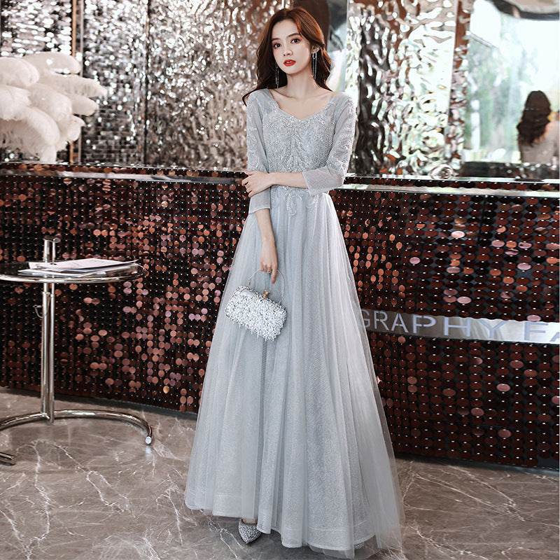 Banquet Sequined Princess formal Dress Evening Party Dress - www.Shopthatapp.com