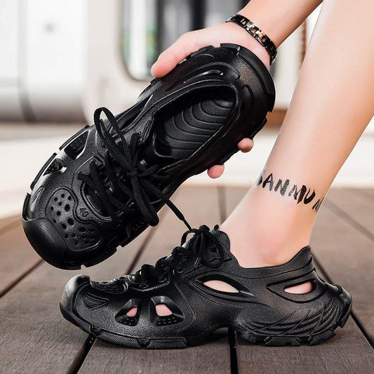 Non-slip Lace-up Sports Outdoor Men's Sandals - www.Shopthatapp.com