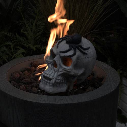 Demon Skull,Suitable For Outdoor Fireplace And Fire Pit, Halloween Decoration - www.Shopthatapp.com