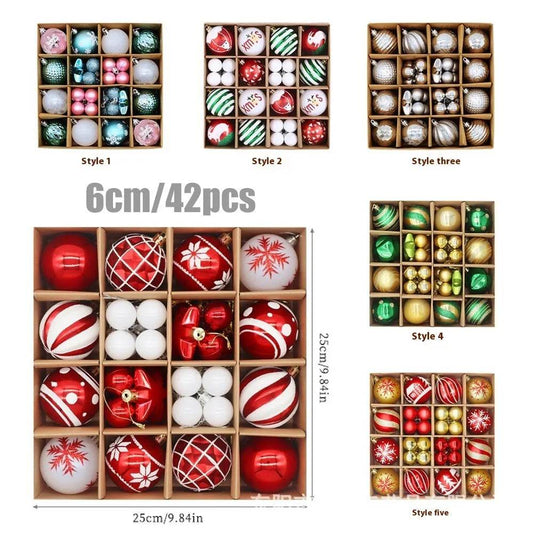 Christmas Decoration 6cm Electroplating Plastic Ball - www.Shopthatapp.com