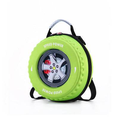 Kid's Small Schoolbag Personalized Creative 3D Cartoon Tire Kindergarten Backpack - www.Shopthatapp.com