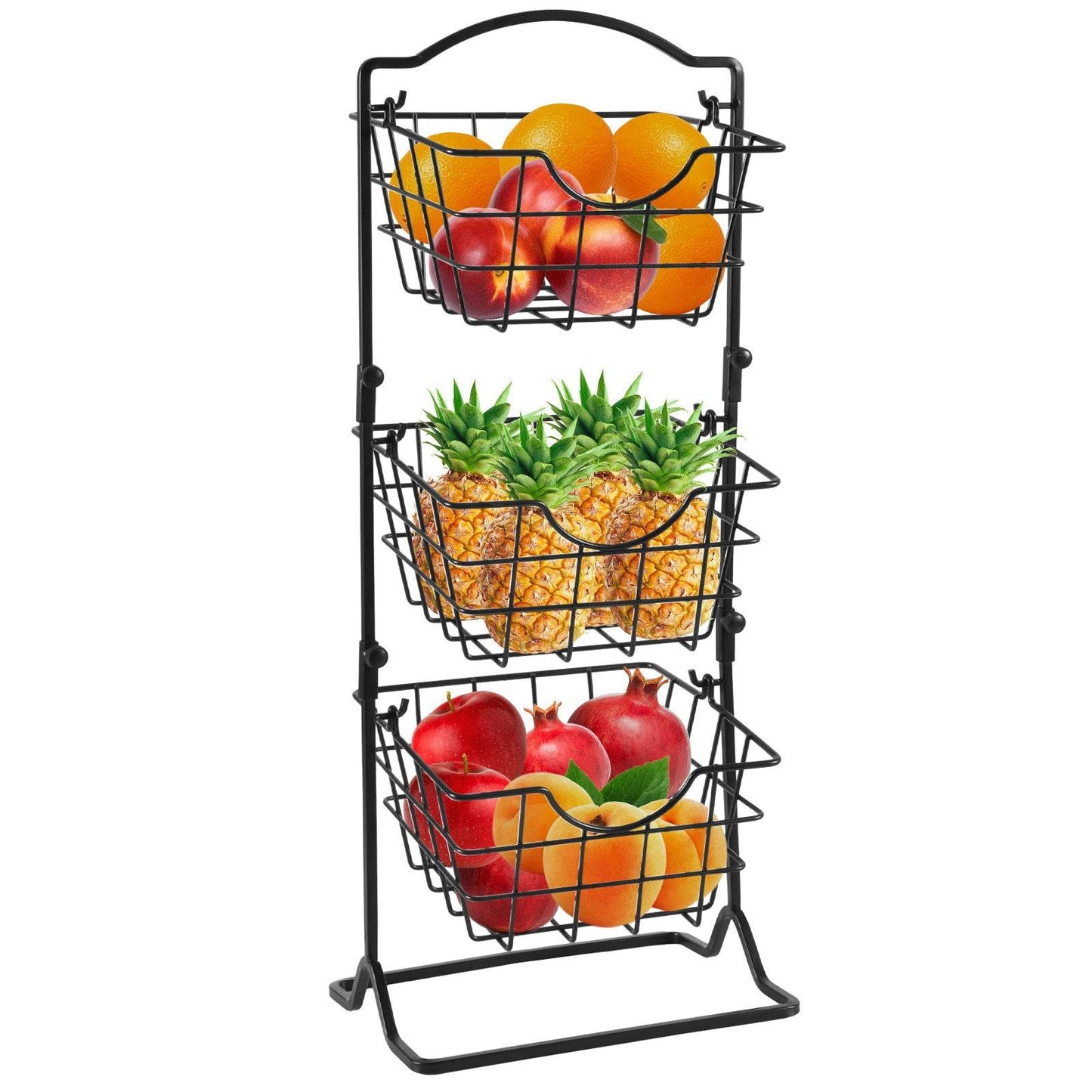 Simple Multi-layer Iron Shelf Iron Can Be Shaken Storage Shelf Kitchen Organizer - www.Shopthatapp.com