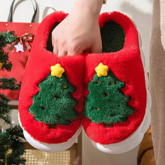 Christmas Tree Women's Home Slippers - www.Shopthatapp.com