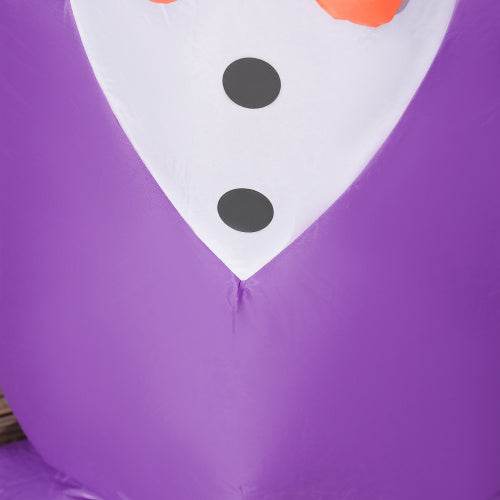 Outsunny 6ft Inflatable Halloween Decoration Bat, Blow Up Outdoor LED Yard Display, Waterproof - www.Shopthatapp.com