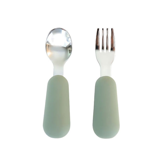 Stainless Steel & Silicone Silverware - www.Shopthatapp.com