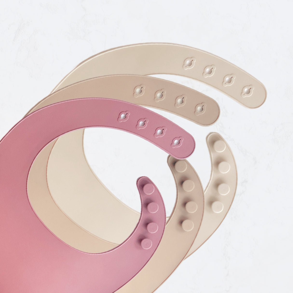 Bavoirs en silicone - Lot de 3