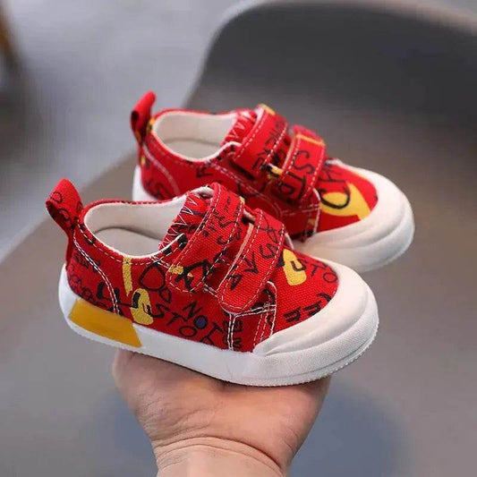 Canvas Baby Footwear - Baby Shoes 0-2 Years Old Girl/Boys Sneakers - www.Shopthatapp.com