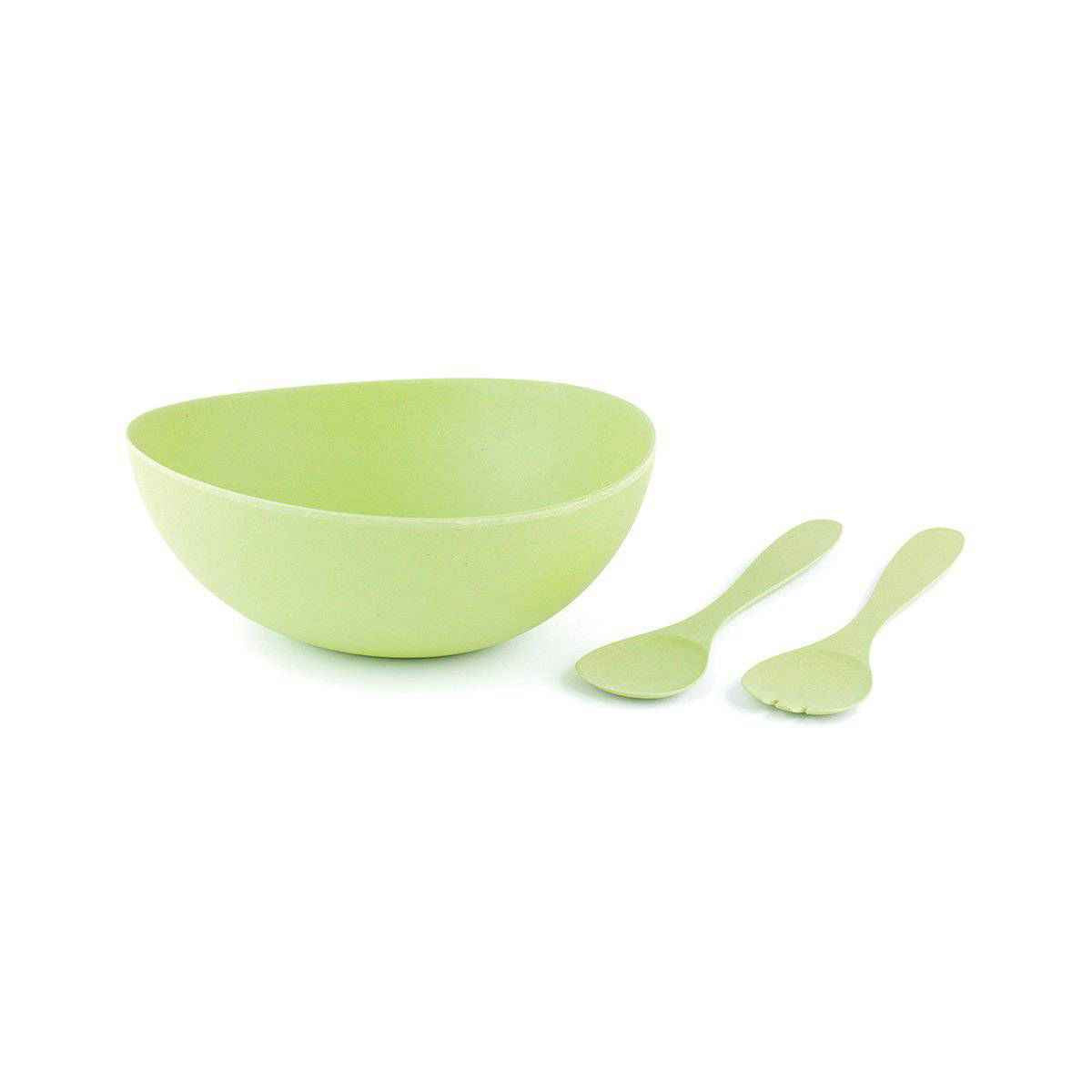 Peterson Housewares Bamboo Salad Bowl Set with Utensils