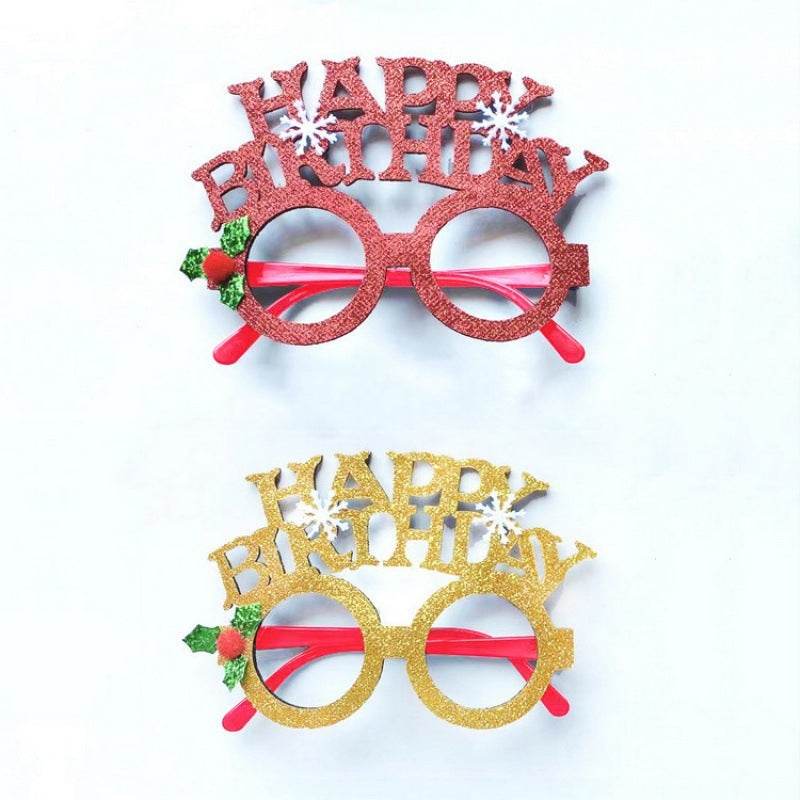 Christmas Creative Party Gathering Dress Up Glasses - www.Shopthatapp.com