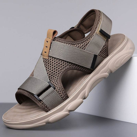 Men's Soft Bottom Non-slip All-matching Outer Wear Roman Beach Shoes - www.Shopthatapp.com