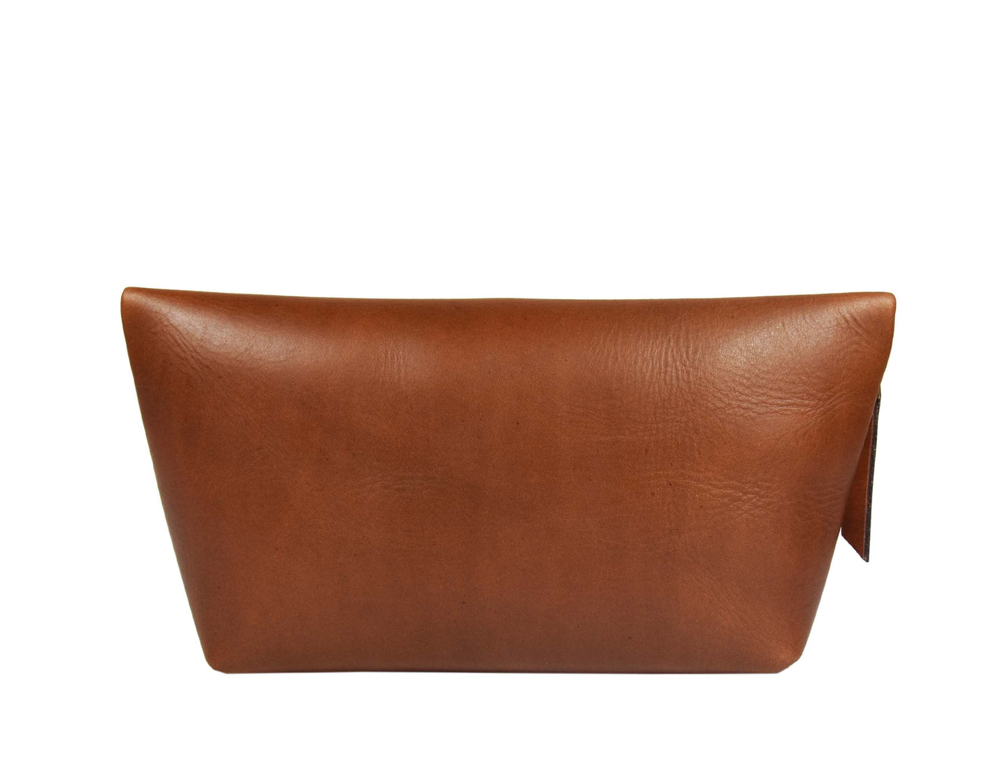 Belleza Leather Makeup Bag - Saddle - www.Shopthatapp.com