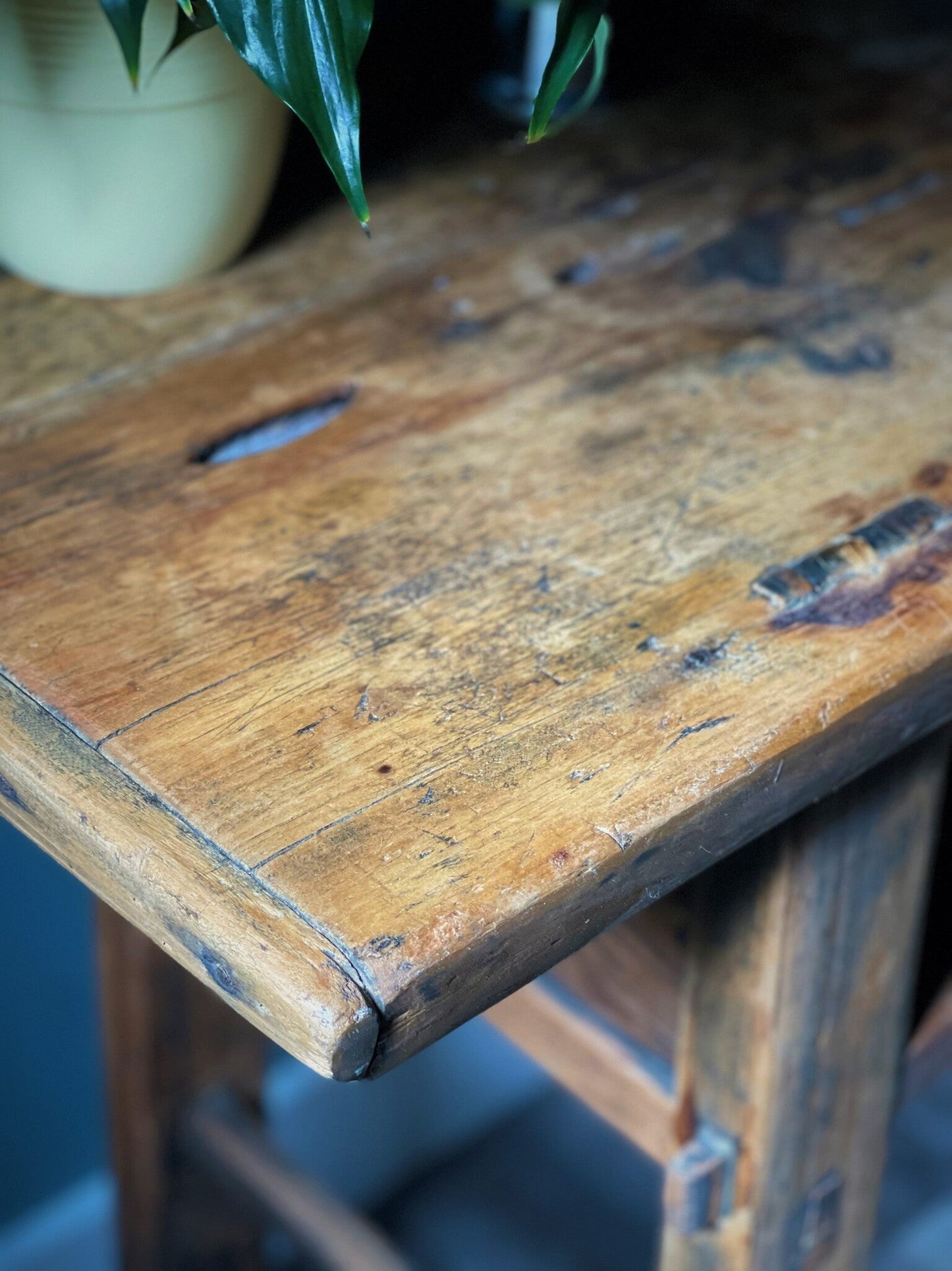 Longue console vintage