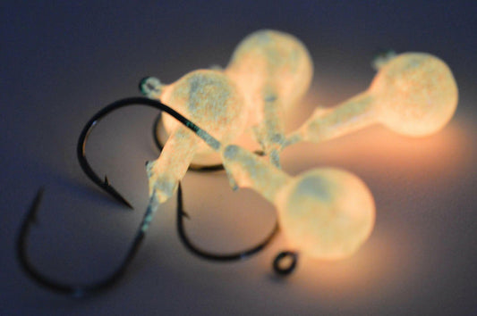 Big Sky 1/4oz Ball Jigs Glow 4/pack - www.Shopthatapp.com