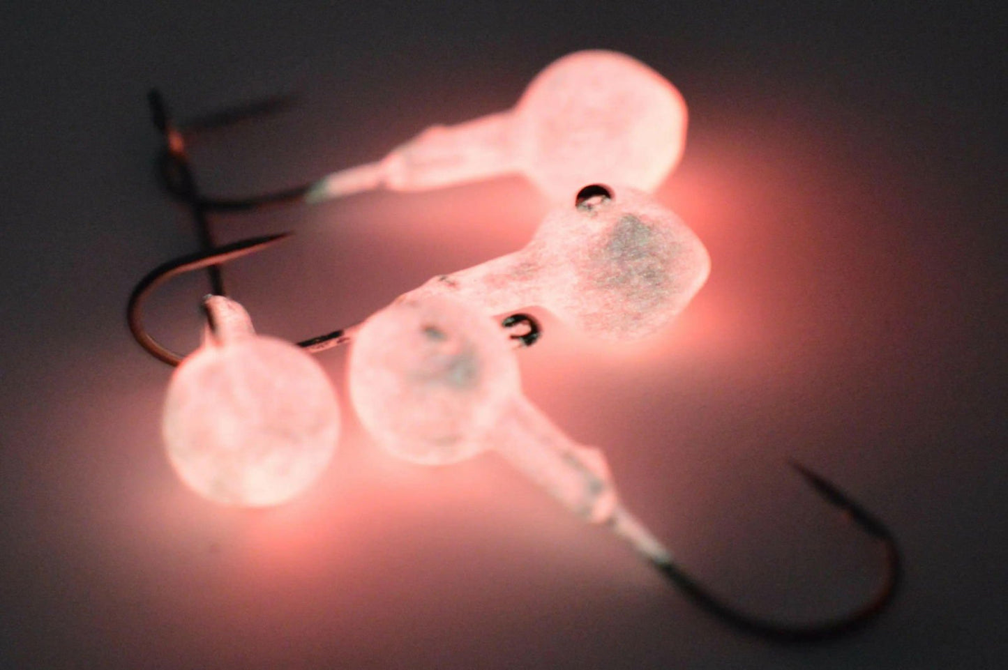 Big Sky Ball Jigs 3/8oz Glow 4/pack - www.Shopthatapp.com