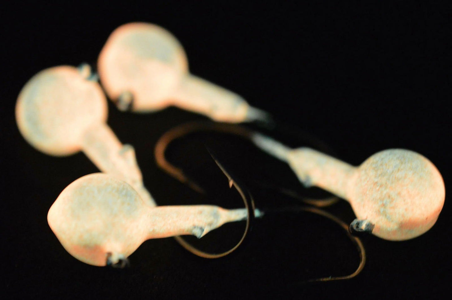 Big Sky Ball Jigs 3/8oz Glow 4/pack - www.Shopthatapp.com