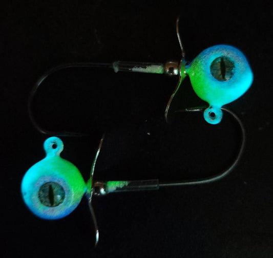 Big Sky Chopper Glow Jigs 1/4oz 2/pack - www.Shopthatapp.com