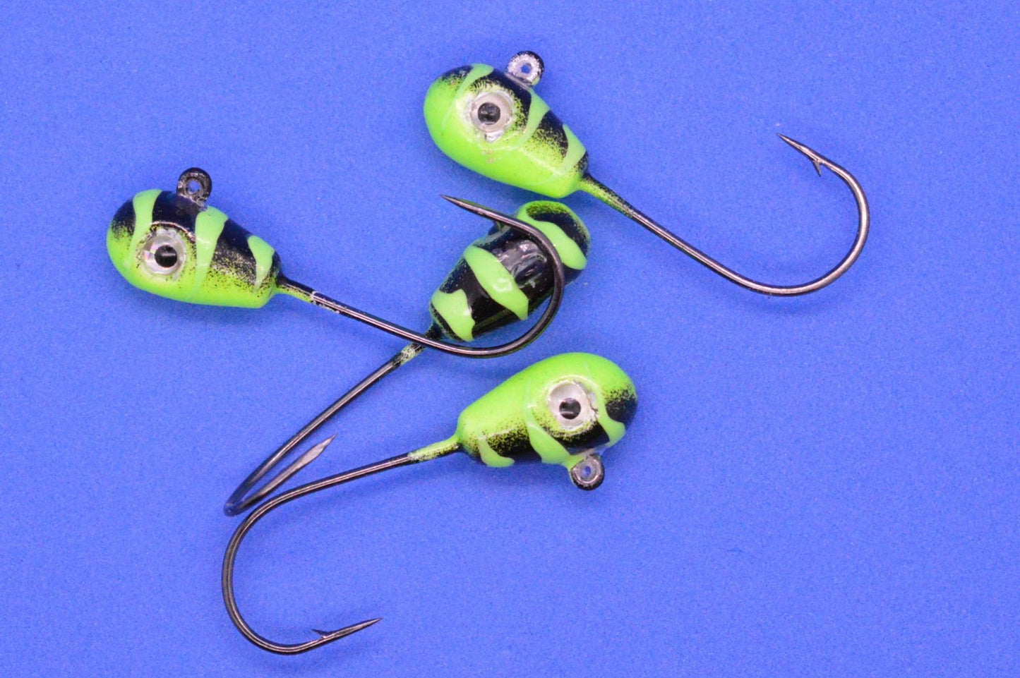 Big Sky Deluxe KnockOut 1/4oz Glow Jigs 4/pack - www.Shopthatapp.com