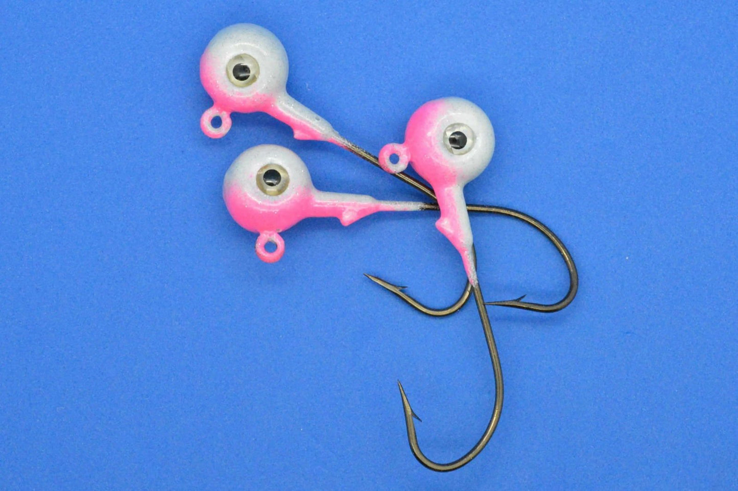 Big Sky Titan 3/8oz Heavy Duty Jig Heads Glow 3/pack - www.Shopthatapp.com
