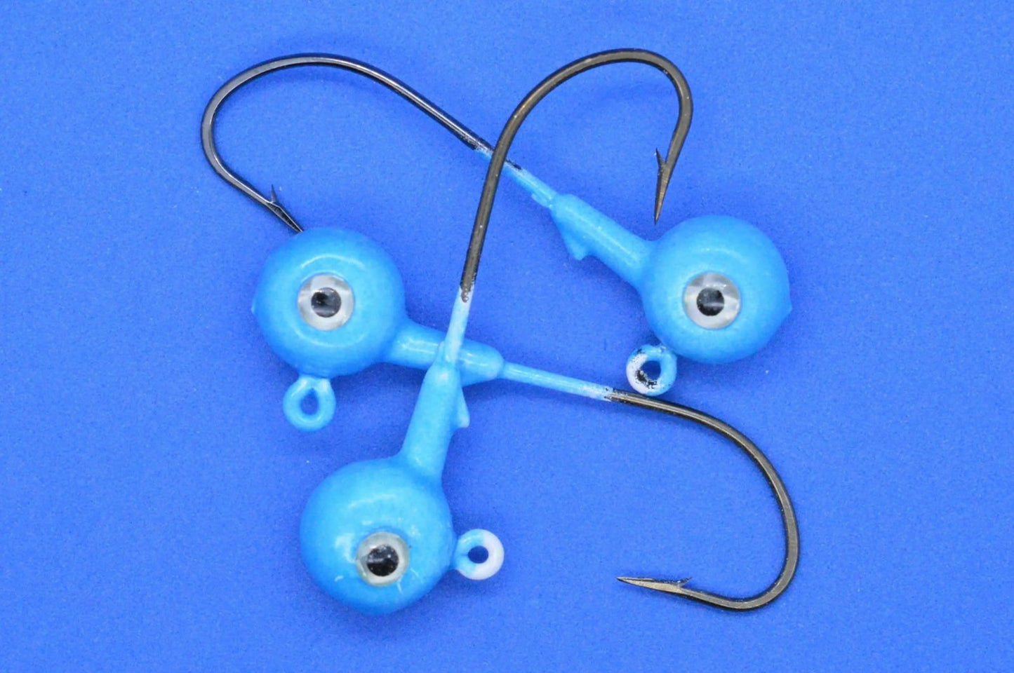 Big Sky Titan 3/8oz Heavy Duty Jig Heads Glow 3/pack - www.Shopthatapp.com