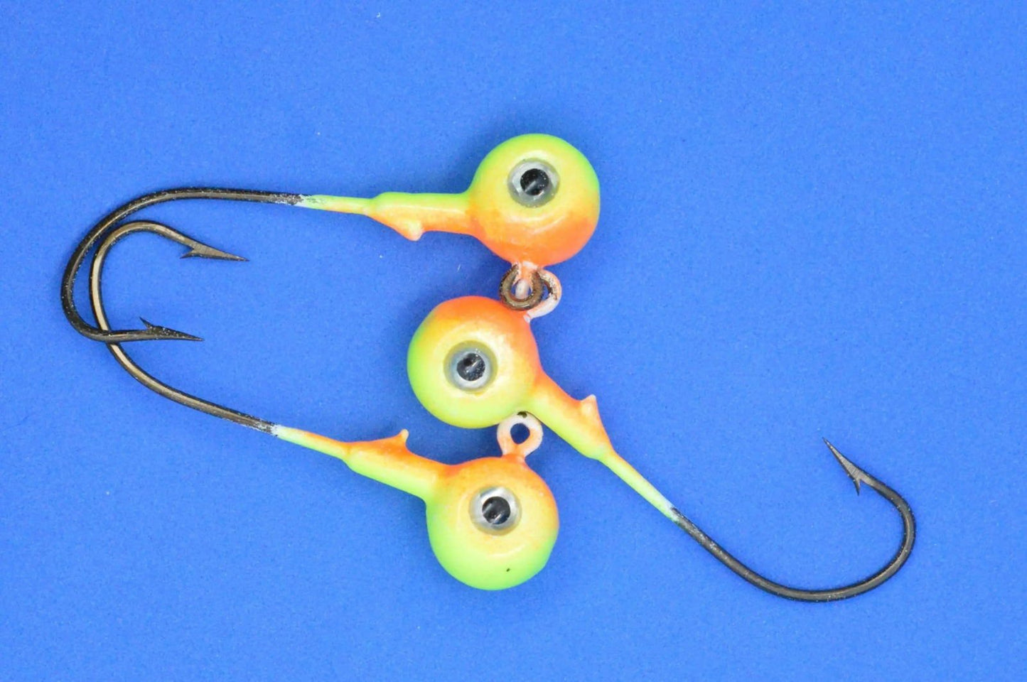Big Sky Titan 3/8oz Heavy Duty Jig Heads Glow 3/pack - www.Shopthatapp.com