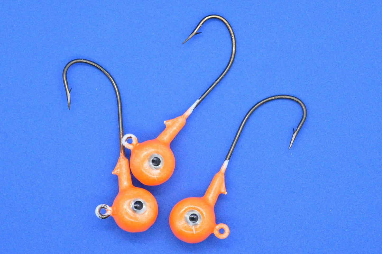 Big Sky Titan 3/8oz Heavy Duty Jig Heads Glow 3/pack - www.Shopthatapp.com