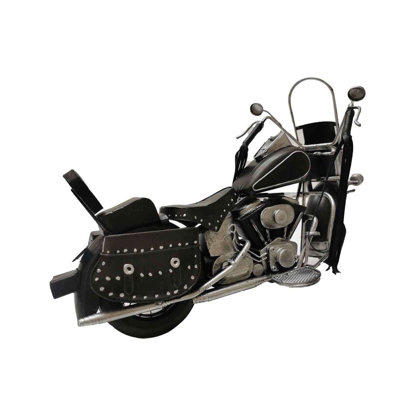 Peterson Housewares Black Metal Model Motorcycle Decor