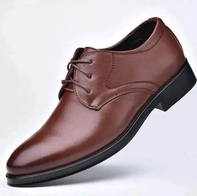Black Shoes With Pointed Toe For Men - www.Shopthatapp.com