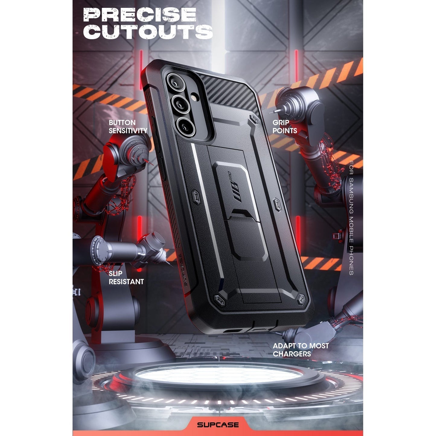 Étui robuste Unicorn Beetle PRO pour Galaxy A34 - Noir