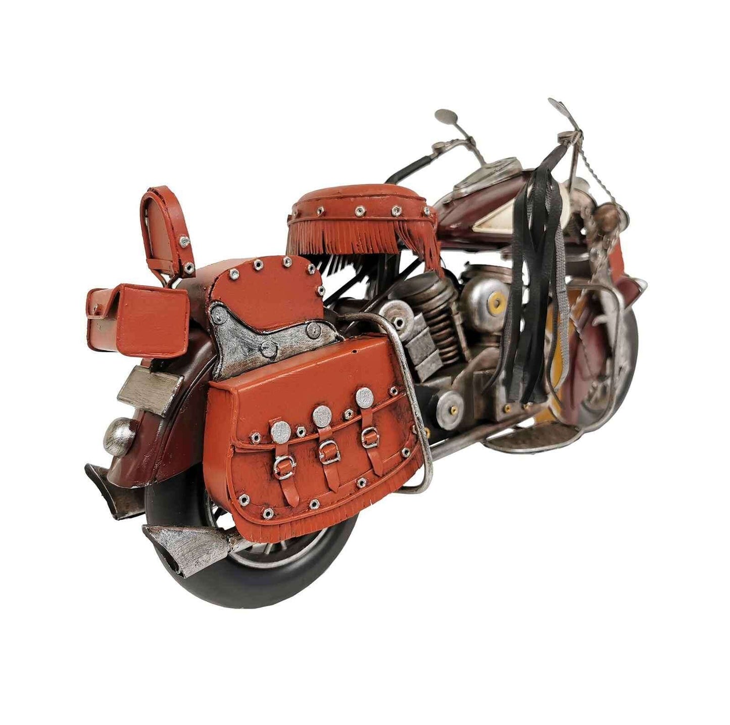 Peterson Housewares Burgundy Motorcycle Model Decor