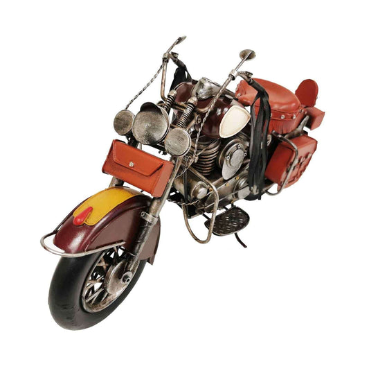 Peterson Housewares Burgundy Motorcycle Model Decor - www.Shopthatapp.com
