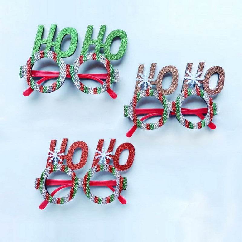 Christmas Creative Party Gathering Dress Up Glasses - www.Shopthatapp.com