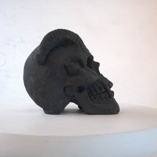 Refractory Materials Fireproof Imitated Human Fire Pit Skulls Gas Log For NG, LP Wood Fireplace, Firepit, Campfire, Halloween Decor, BBQ - www.Shopthatapp.com