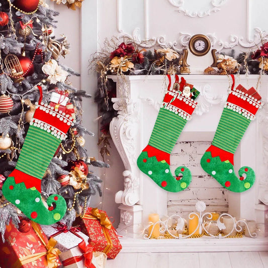 Fashion Simple Christmas Stockings Christmas Elf Decoration - www.Shopthatapp.com