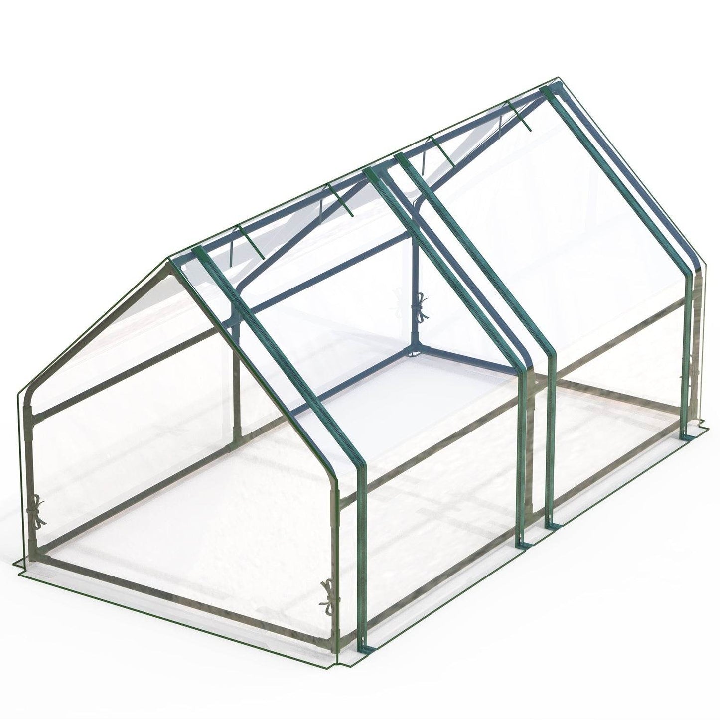 1Pc Portable Mini Greenhouse 70.86x33.46x37.4in With Roll-Up Zipper Doors Waterproof UV-Resistant PVC Cover Hot House For Indoor Outdoor Garden Patio Yard - www.Shopthatapp.com