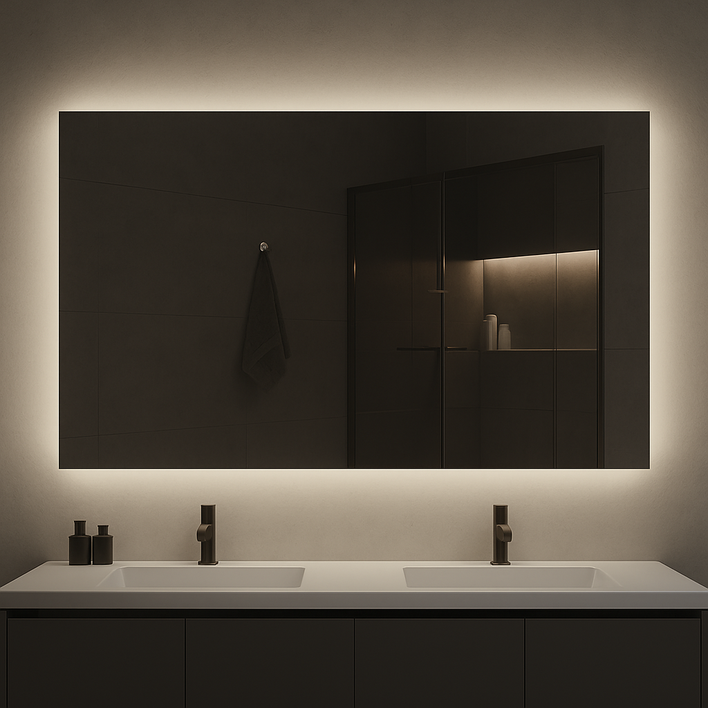 NEBULA PureGlow Backlit LED Vanity Mirror – Anti-Fog | 24–60" - www.Shopthatapp.com