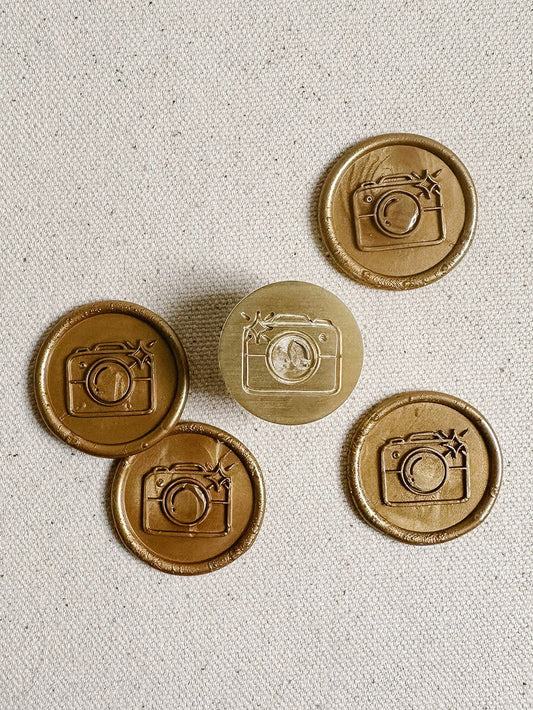 Camera wax stamp - www.Shopthatapp.com