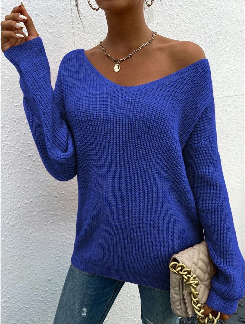 Carly Wollpullover mit Spitzenrücken