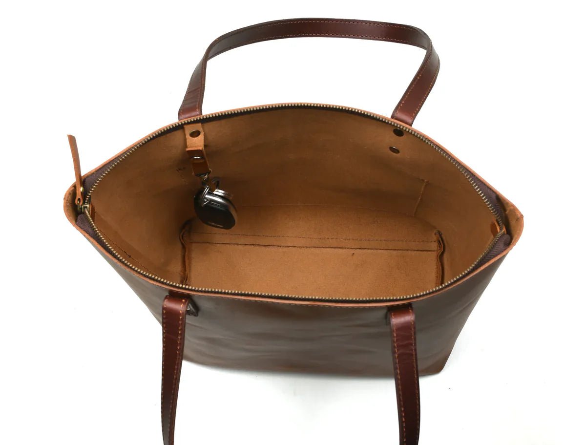 Cassidy Leather Tote Bag - www.Shopthatapp.com