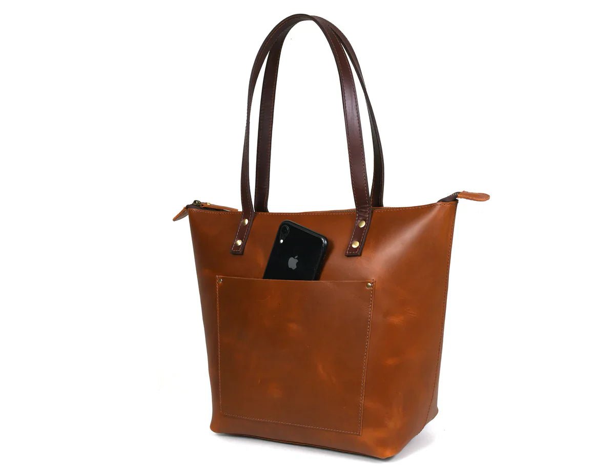 Cassidy Leather Tote Bag - www.Shopthatapp.com