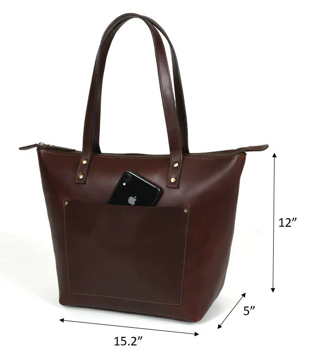 Cassidy Leather Tote Bag - www.Shopthatapp.com