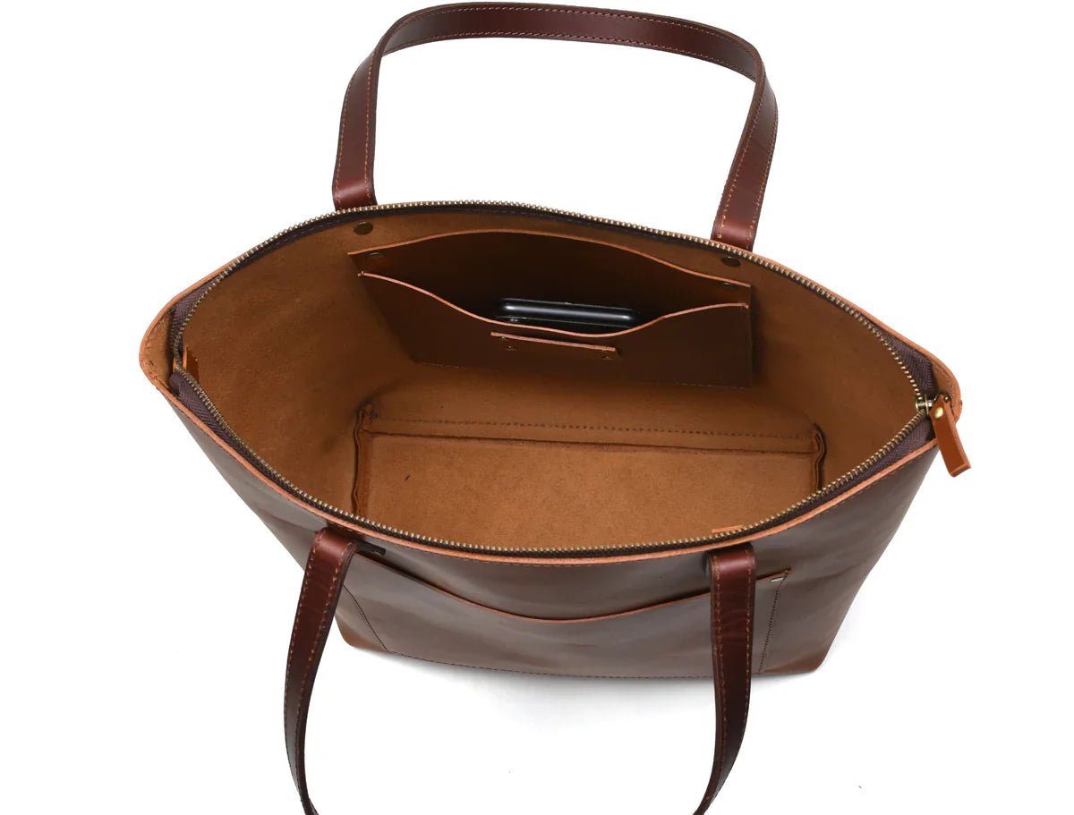 Cassidy Leather Tote Bag - www.Shopthatapp.com