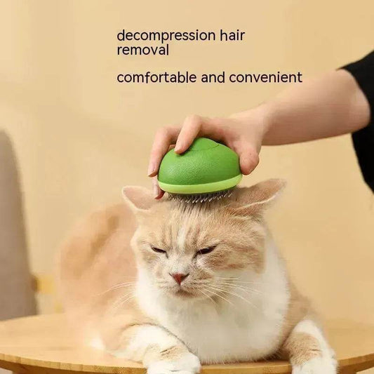 Cat Brush Hair Remover Cleaning Avocado Shaped Dog Grooming Tool Pet Combs Brush Stainless Steel Needle Pet Cleaning Care - www.Shopthatapp.com