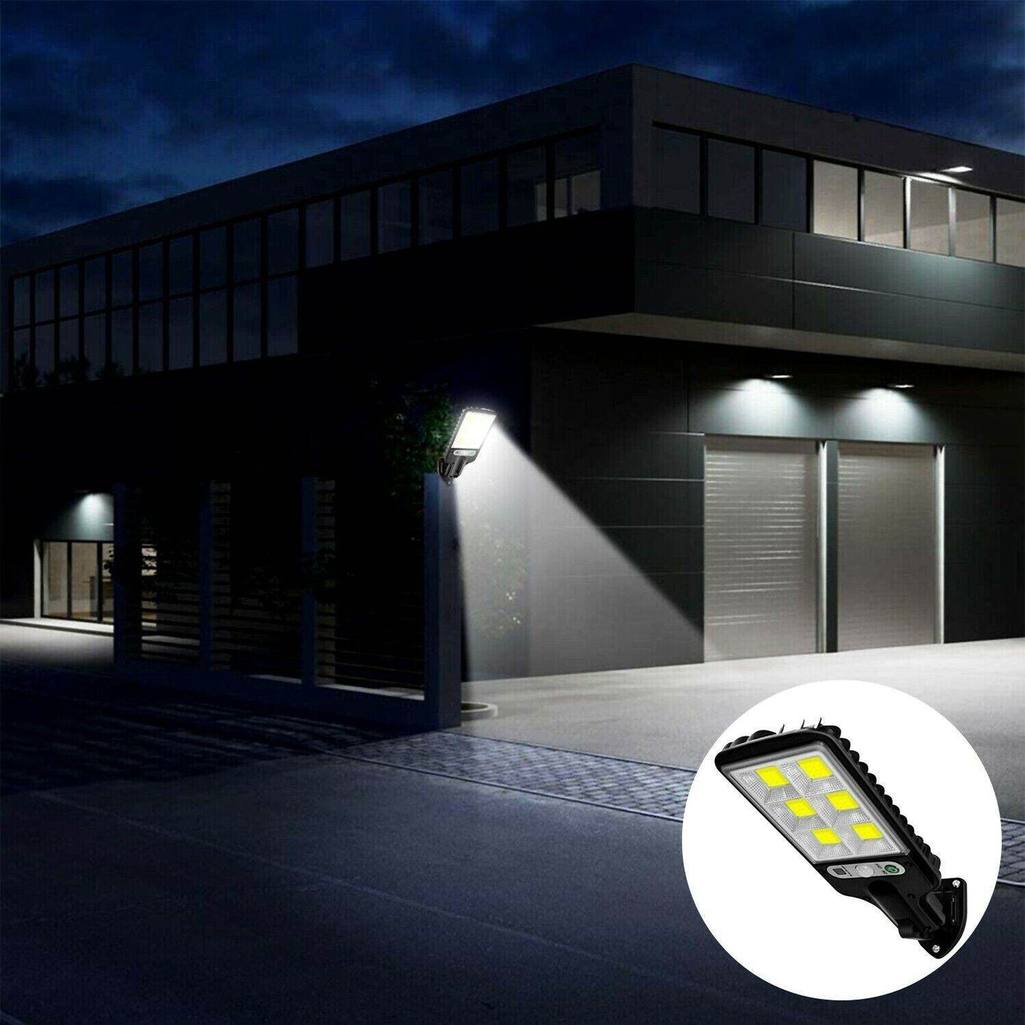 LED Solar Motion Sensor Light Bright Garden Outdoor Street Wall Lamp Solar Wall Lamp Lights Outdoor Road Lamp For Garden, Yard, Garage, Path - www.Shopthatapp.com