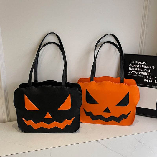 Women's Fashion Halloween Pumpkin Shoulder Messenger Bag - www.Shopthatapp.com