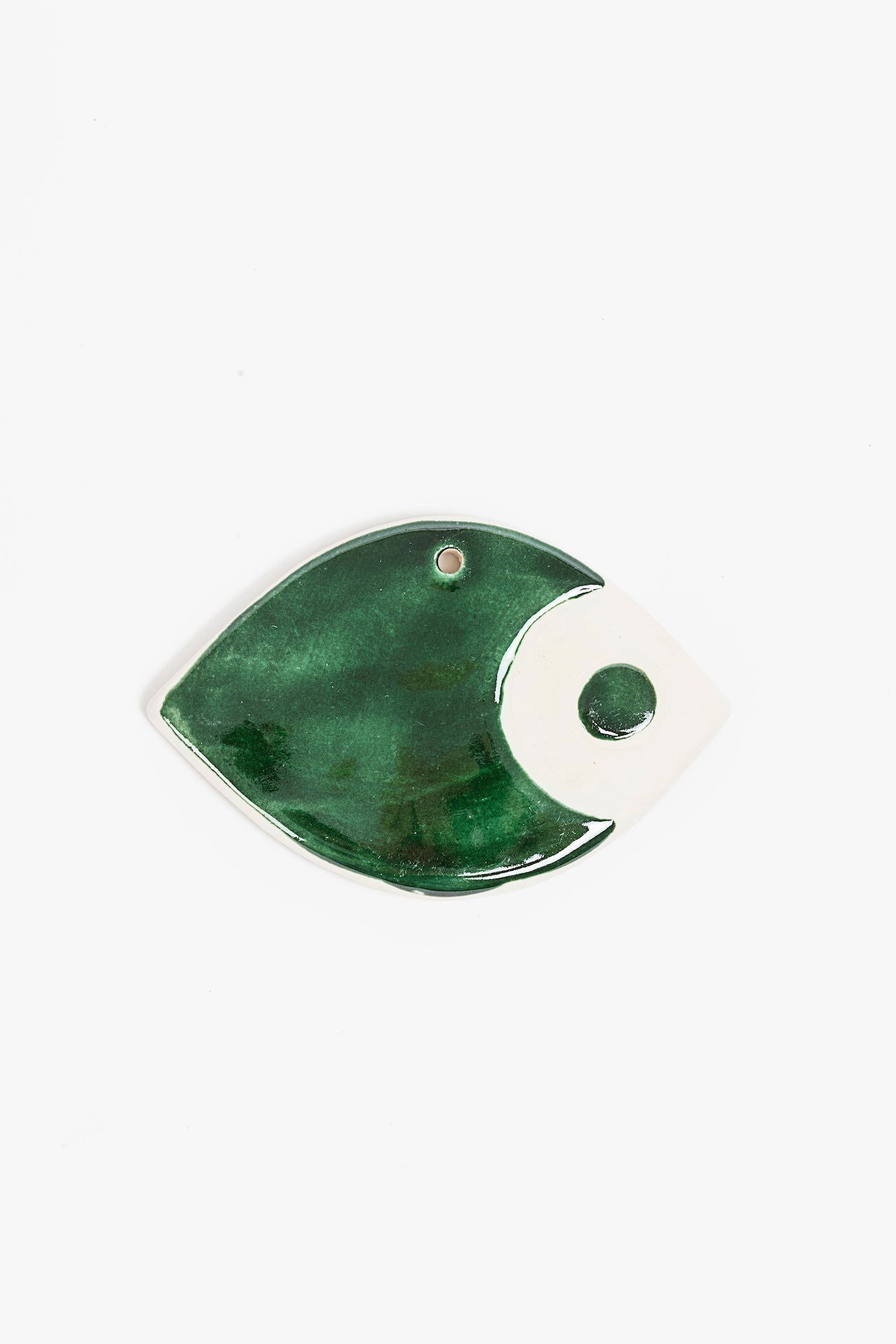 Ceramic Wall Ornament Set of 4- Deep Green - www.Shopthatapp.com