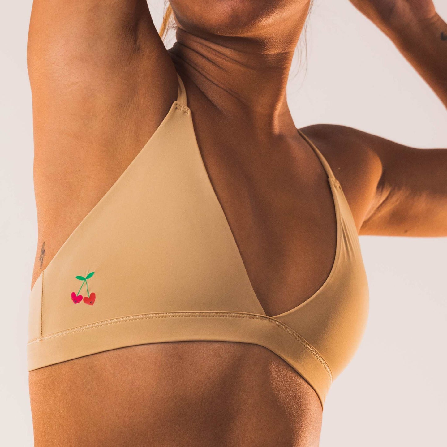 Ultra Smooth Triangle Bralette-Him and her Swimwear-www.Shopthatapp.com-Cheeky Cherry
